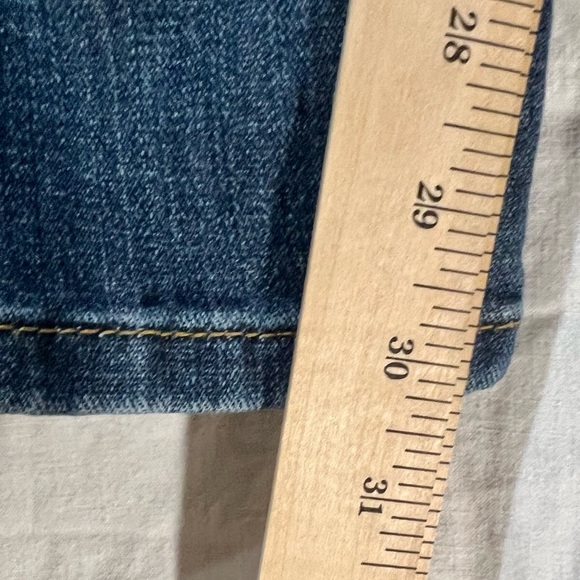 Levi's 505 Blue Denim Straight Leg Regular Fit Jeans Men's Size 36 x 32 - Picture 9 of 12